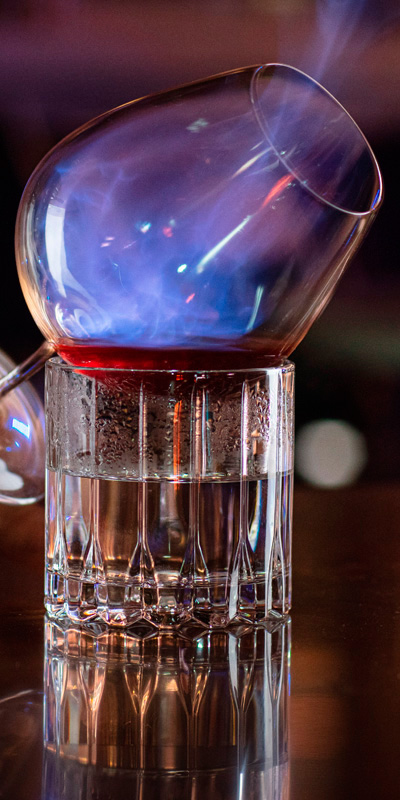 Flaming Sambuca Cocktail