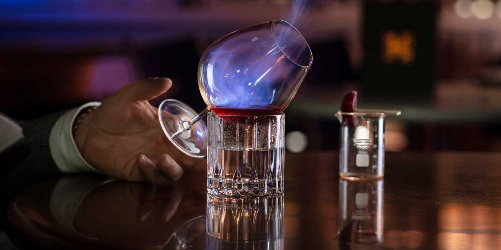 Red Flaming Cocktail